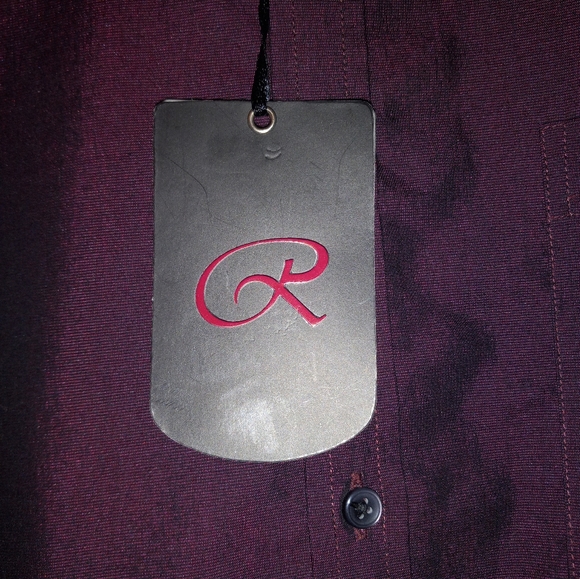 New With Tags Men's Richmond Evening Wear Long Sleeve Shirt - Picture 6 of 9